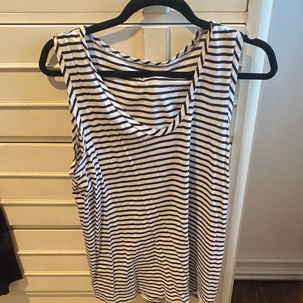 Striped Sleeveless Top